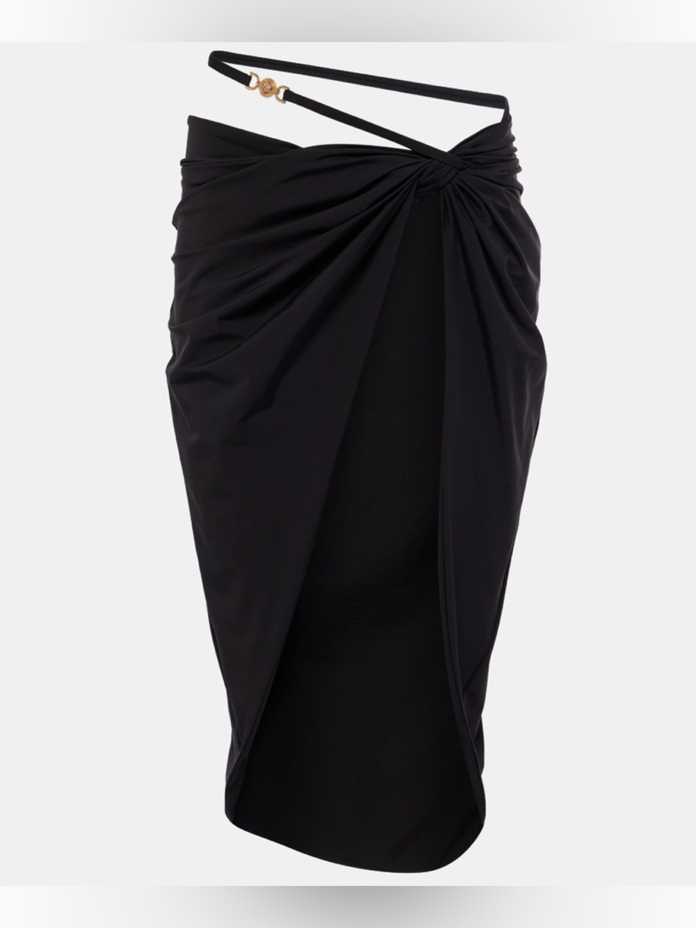 VERSACE Medusa coin embellished beach cover up skirt
